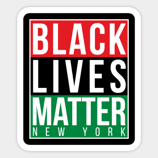 Black Lives Matter New York Sticker